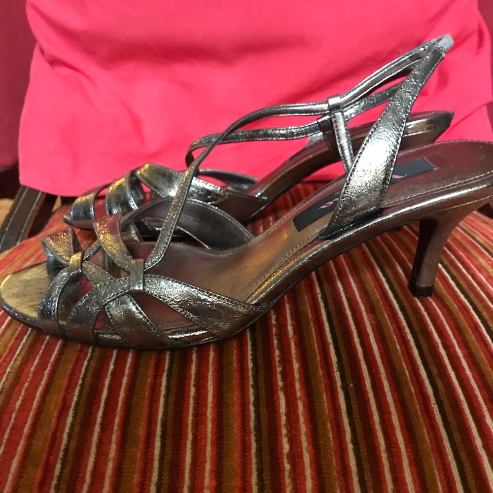Nina Metallic Sandals